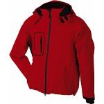 James & Nicholson JN1000 Men's Softshell Winter Jacket, red