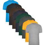 James & Nicholson Økologiske Bæredygtige T-shirts med rund hals i Bomuld med Øko-Tex med rund udskæring Størrelse XL til Herrer 