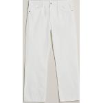 Hvide Økologiske Bæredygtige Straight leg jeans i Bomuld Størrelse XL til Herrer 