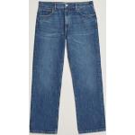 Blå Økologiske Bæredygtige Straight leg jeans i Bomuld Størrelse XL til Herrer 
