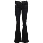 Sorte Retro Diesel Lavtaljede jeans i Bomuld Størrelse XL til Damer 