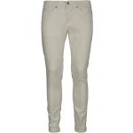 Beige Business DONDUP Slim jeans Størrelse XL til Herrer på udsalg 