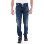 Blå Armani Emporio Armani Straight leg jeans Størrelse XL til Herrer 