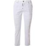 Hvide DSQUARED2 Slim jeans i Bomuld Størrelse XL til Herrer på udsalg 