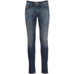 Blå Diesel Slim jeans i Bomuld Størrelse XL til Herrer på udsalg 