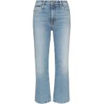 Lyseblå Mid rise jeans i Bomuld Falmede Størrelse XL til Damer på udsalg 