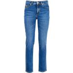 Blå Versace Jeans Skinny jeans i Bomuld Størrelse XL til Damer på udsalg 