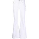 Hvide Romantiske 7 For All Mankind Lavtaljede jeans Størrelse XL til Damer 
