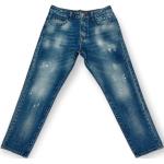 Blå Philipp Plein Slim jeans Størrelse XL til Herrer på udsalg 