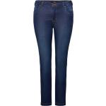 Blå Zizzi Plus size jeans Størrelse XL til Damer 