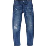 Indigo 36 Bredde 32 Længde G-Star Slim jeans i Læder Størrelse XL til Herrer 