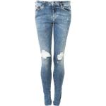 Marineblå Diesel Skinny jeans Størrelse XL til Damer på udsalg 