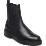 Jemma Long Wool Shoes Chelsea Boots Black Pavement