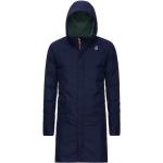 Blå Vandtætte  K-WAY Trench coats i Nylon Størrelse XL til Herrer på udsalg 