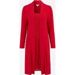 Røde Aftenkjoler i Jersey med rund udskæring Med lange ærmer Størrelse XL til Damer på udsalg 