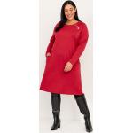 Røde Aftenkjoler i Jersey med rund udskæring Med lange ærmer Størrelse XL til Damer 