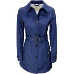 Marineblå Business WOOLRICH Trench coats med Bælte Størrelse XL til Damer på udsalg 