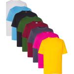 Sennepsgule JHK Bæredygtige T-shirts med rund hals i Bomuld med Øko-Tex med rund udskæring Størrelse XL med Camouflage til Herrer 