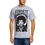 Jimi Hendrix Men's Halo Short Sleeve T-Shirt, Grey, Small