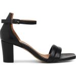 Sorte Pavement Sommer Sandaler med hæl i Læder med standardsål Størrelse 36 til Damer 