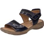 Blå Klassiske Josef Seibel Sommer Slingback sandaler i Nappa med standardsål Med velcro Størrelse 40 til Damer på udsalg 