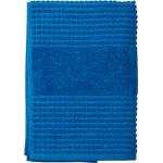 Juna Check Håndklæde 70x140 cm blå Str B:70 H:140 cm - Håndklæder Bomuld