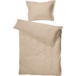 Junior sengetøj 100x140 cm - Ensfarvet beige sengetøj - sengesæt i 100% Egyptisk Bomuldssatin - Turiform