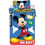 Flerfarvet Disney Mickey Mouse Sengesæt i Bomuld 100x140 cm på udsalg 