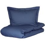 Junior sengetøj 100x140 cm - Mørkeblå junior sengesæt - 100% økologisk Bomuldssatin - Turiform