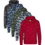 Just Hoods Hættetrøjer i Bomuld Størrelse XL med Camouflage til Herrer 
