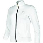 K-Swiss Performance Damen D AC Club LDS Knitted Jacket Anthra Jacke, White/Anthracite, XL