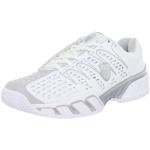 K-Swiss Womens Tennis Shoes Blanc (White/Gull Gray) 40 EU