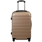 Kabinekuffert - Hardcase letvægt kuffert - Str. lille - Guld strib