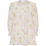 Hvide Romantiske Custommade Økologiske Bæredygtige Skjortekjoler i Bomuld Størrelse XL til Damer på udsalg 