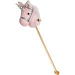 Käpphäst, Rosa Enhörning, 100 Cm Toys Rocking Toys Pink Teddykompaniet