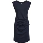 Mørkeblå Kaffe India Plus size kortærmede kjoler med korte ærmer Størrelse XL til Damer 