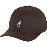 kangol Unisex Wool Flexfit Baseball Baseball Cap, Brown, Large (Manufacturer Size:Large/X-Large)