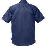 Mørkeblå Kansas Kortærmede skjorter med korte ærmer Størrelse XL til Herrer 