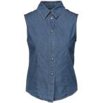 Blå Klassiske KAOS Skjorter uden ærmer i Denim Uden ærmer Størrelse XL til Damer 