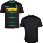 Sorte Borussia Mönchengladbach Kappa T-shirts i Polyester Størrelse XL 