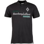 Sorte Borussia Mönchengladbach Kappa Vinter Kortærmede polo shirts i Jersey med korte ærmer Størrelse XL 