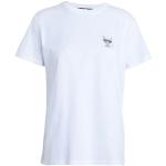 Hvide Karl Lagerfeld Økologiske Bæredygtige Kortærmede t-shirts i Jersey med rund udskæring med korte ærmer Størrelse XL til Damer 