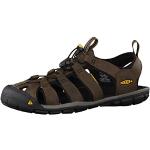 Keen Clearwater CNX Men's Leather Sandals - Brown - 45 EU