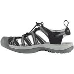 KEEN Women’s Whisper Sandals, Trekking and Hiking Shoes - Black Grey 718, size: 38.5 EU