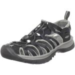 KEEN Women’s Whisper Sandals, Trekking and Hiking Shoes (Whisper) - Black neutral grey, size: 39.5 EU