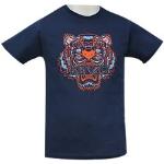 Blå Klassiske KENZO Tiger T-shirts Størrelse XL til Herrer 