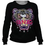 Sorte KENZO Tiger Sweatshirts Størrelse XL til Damer 