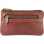 Key Pouch With Zipper And Coin Pocket Designers Wallets Cardholder Brown Tony Perotti