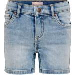 Lyseblå ONLY Denim shorts til børn i Denim Størrelse 128 