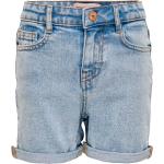 Lyseblå ONLY Denim shorts til børn i Denim Størrelse 128 